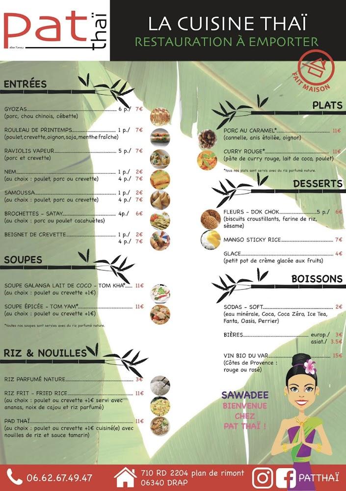 Pat Thaï Drap - Menu Image 1